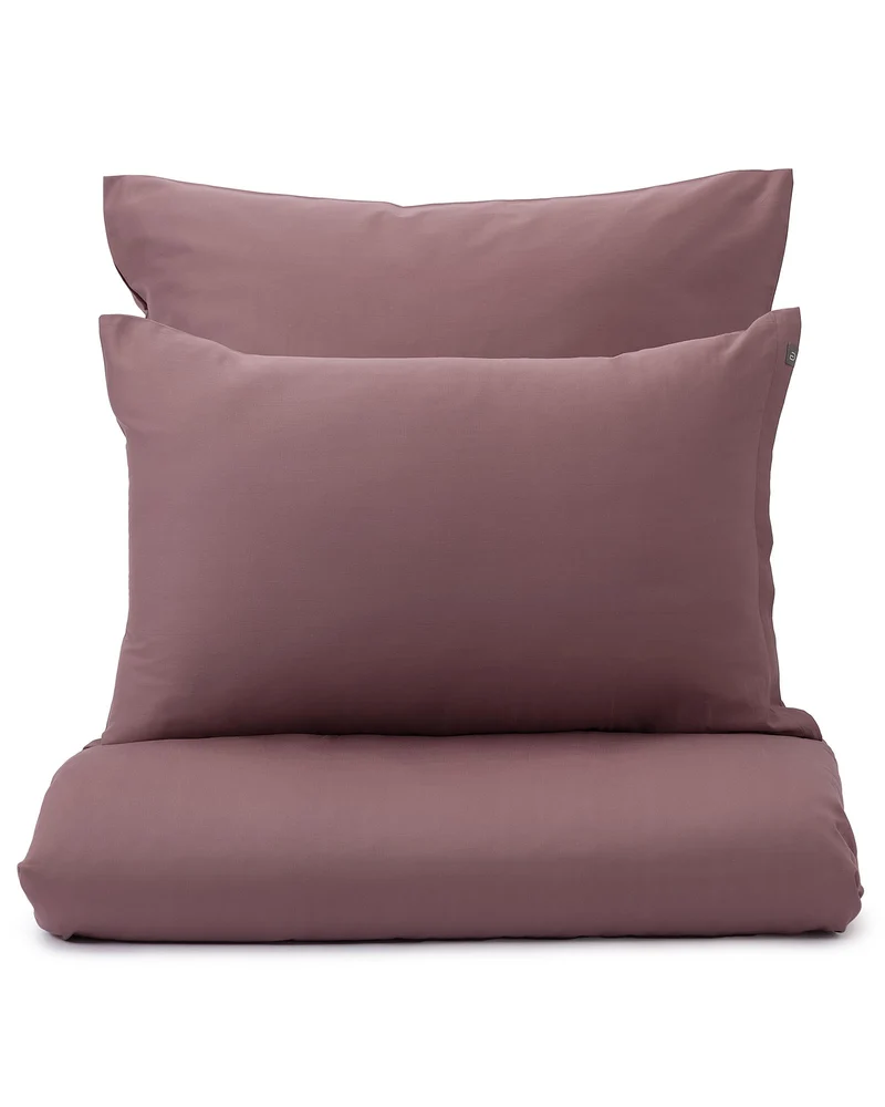 Satin-Bettwäsche-Set Oufeiro [Dunkles Taupe]