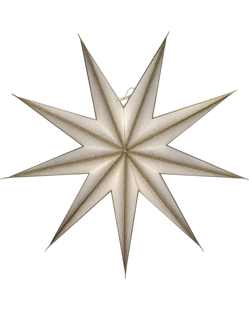 Weihnachtsstern 9 Point Gold 60 cm