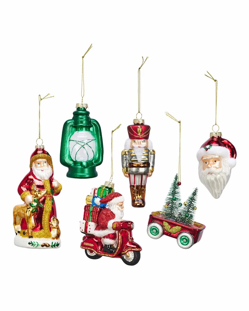 Nostalgie Weihnachtsbaumschmuck aus Glas