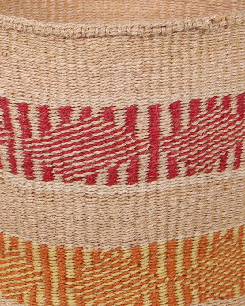 NDOO: Red, Orange and Yellow Sisal Basket