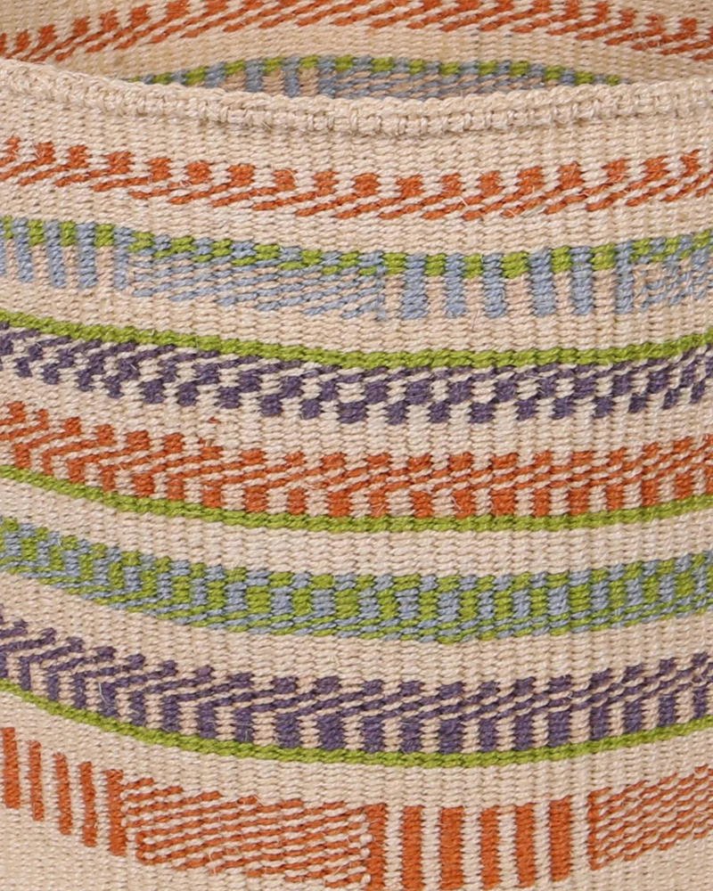 NDIMU: Blue, Orange and Green Sisal Basket