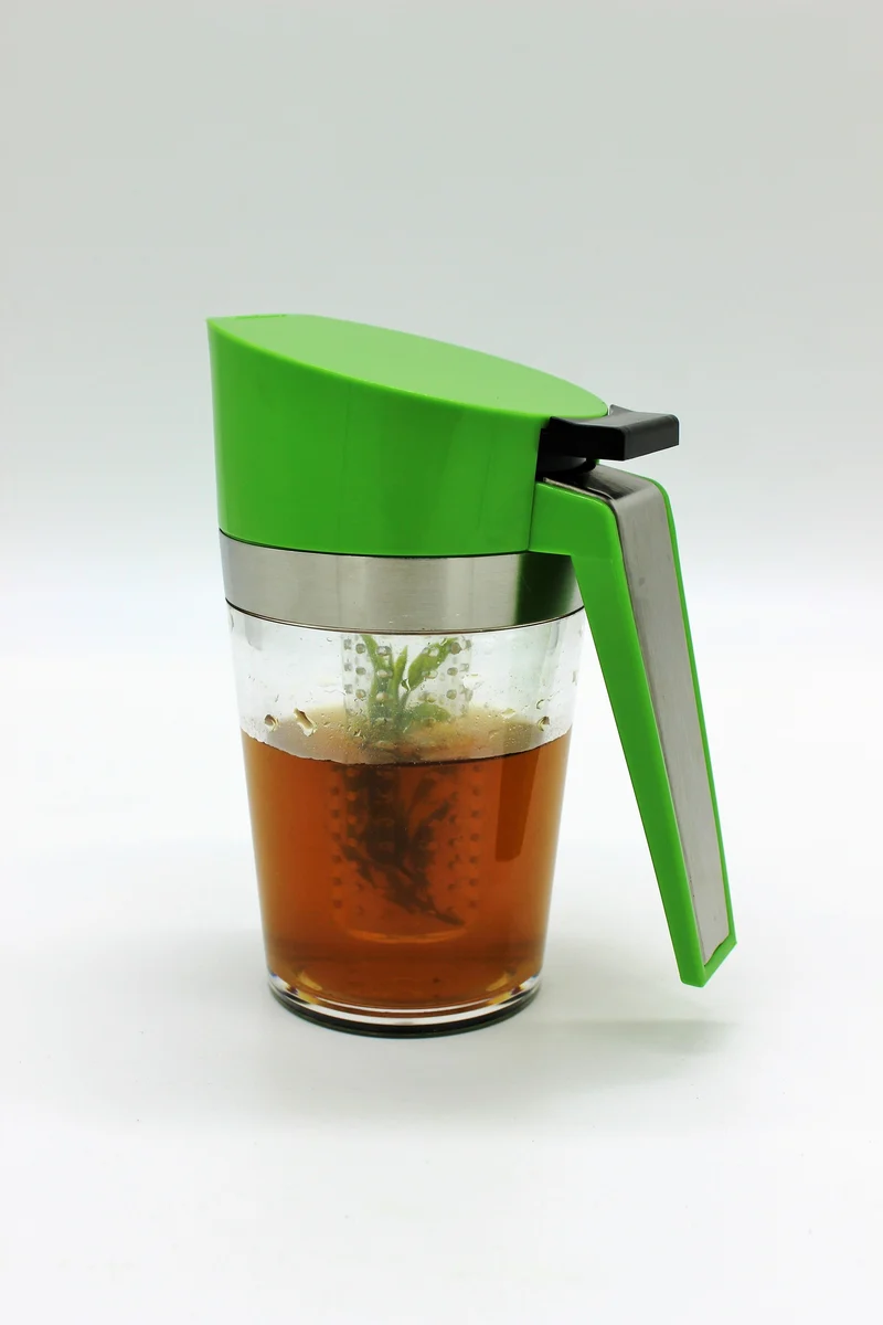 Ölkännchen mit Aromaeinsatz, 150ml, Ölspender, Ölflasche mit Infuser, Küchen-Accessoire