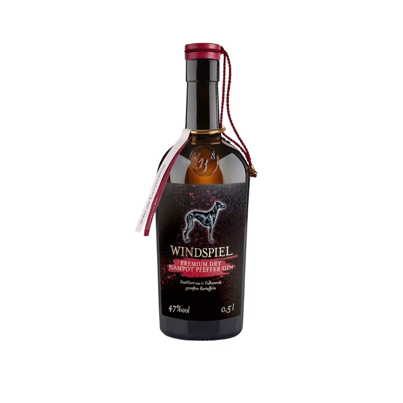 Windspiel - Premium Dry Gin Kampot Pfeffer - 47% vol. 0,5l