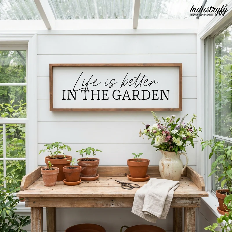 Landhaus Schild | Life is better in the Garden