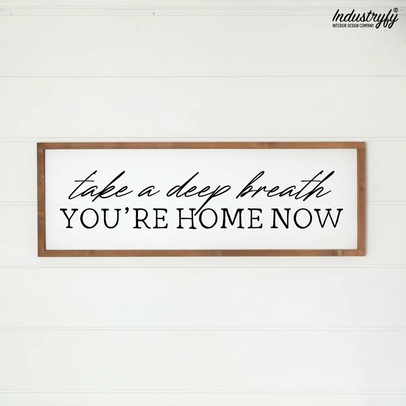 Landhaus Schild | take a deep breath, you're home now