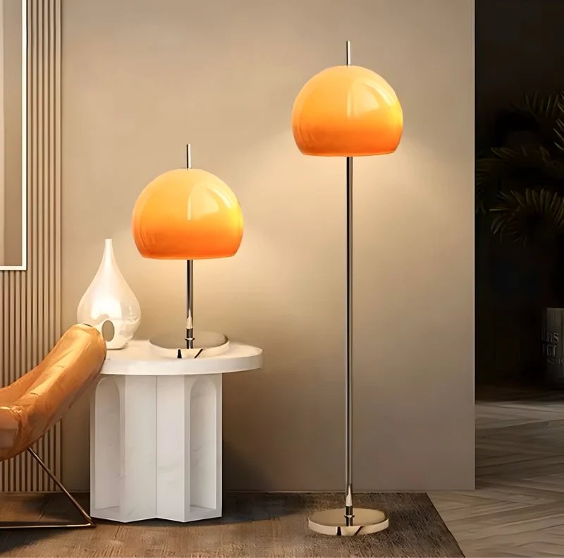 Vintage Tischleuchte Arancio