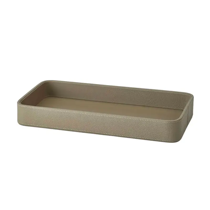 Bad-Tablett aus Leder – Aquanova Lotus