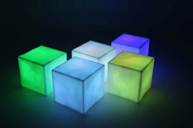 LED Stimmungslicht "Würfel", 10tlg., mit Farbwechsel, sparsame LED Technologie