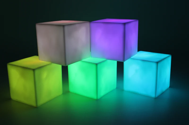 LED Stimmungslicht "Würfel", 10tlg., mit Farbwechsel, sparsame LED Technologie