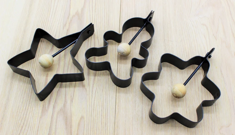 Pfannkuchen-, Pancake- und Spiegeleiform, 3er Set, antihaft-beschichtet