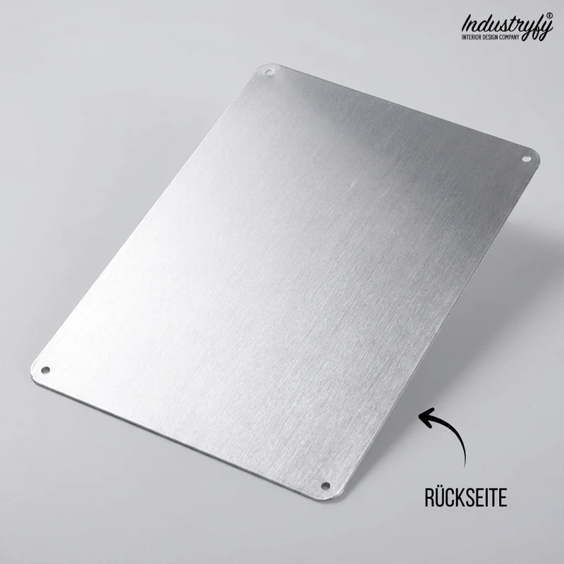 Metallschild | Pool Rules No2