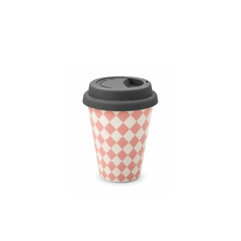 Cup mit Deckel - Harlekin pink *RESTPOSTEN