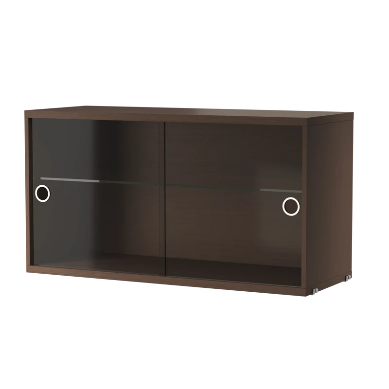 String Vitrine / Hängevitrine mit Glastüren - String Furniture