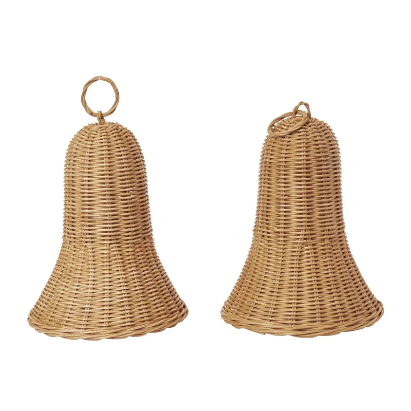 Braided Christbaumschmuck aus Rattan geflochten - ferm LIVING
