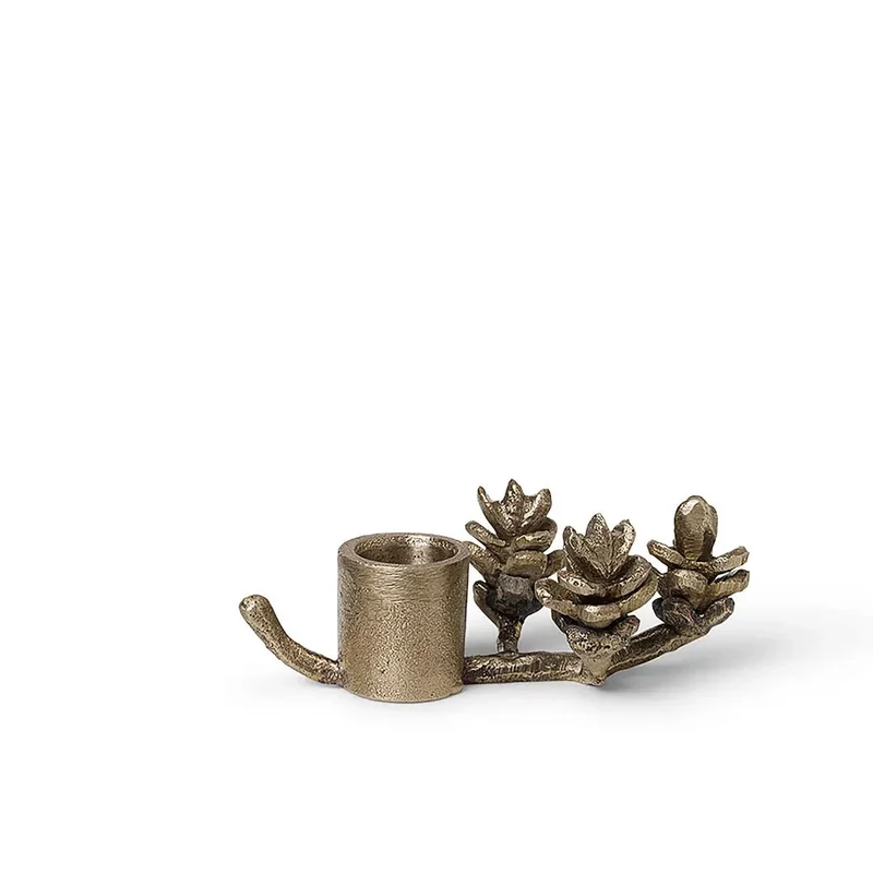 Forest Kerzenhalter Messing klein - ferm LIVING