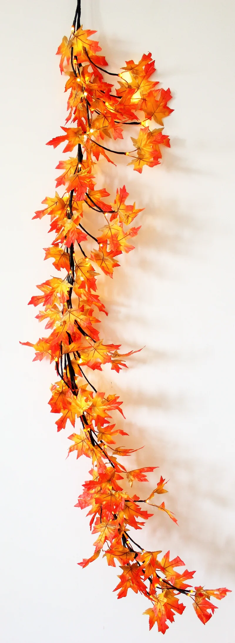 LED Lichterkette Herbst Idylle mit 64 warm weiße LEDs, 64-flammig