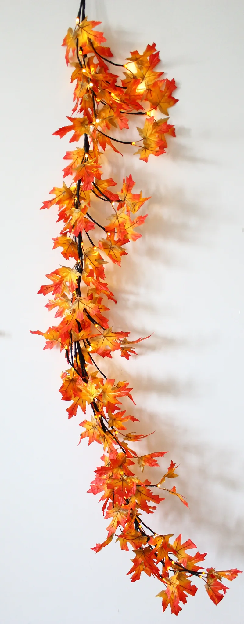 LED Lichterkette Herbst Idylle mit 64 warm weiße LEDs, 64-flammig
