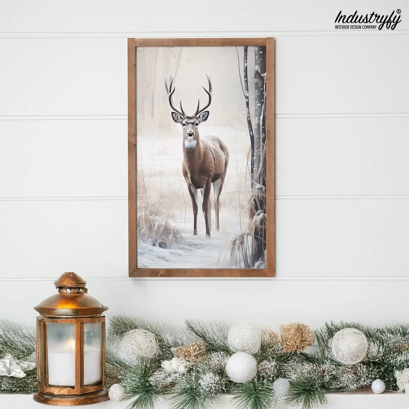 Landhaus Schild | Winter Hirsch