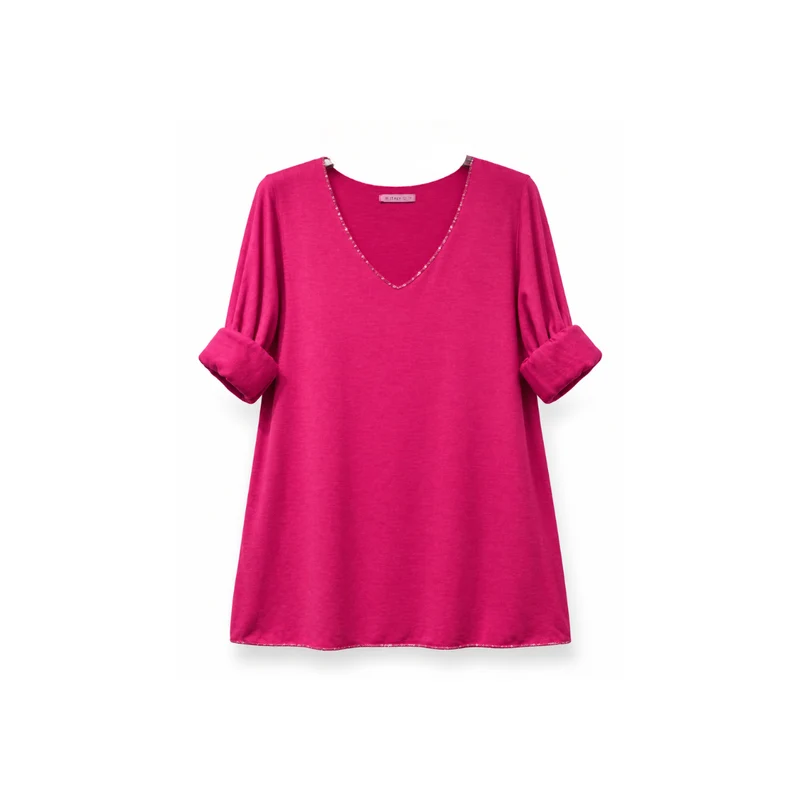 Langarm Shirt - COLETTE - pink
