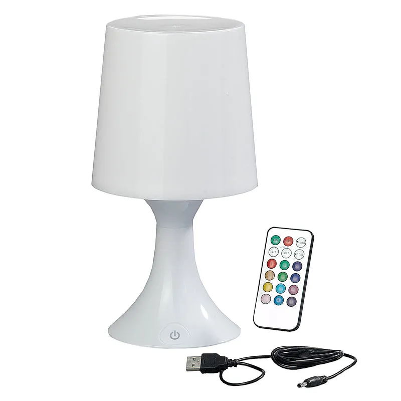 LED-Leuchte mit Farbwechsel, Fernbedienung und USB-Kabel, Farbtherapie, Deko-Licht, Nachtlicht