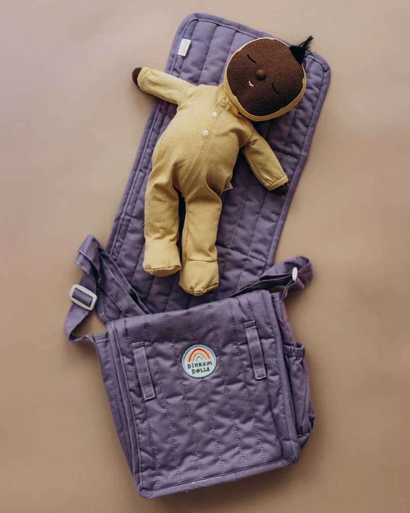 Puppen Wickeltasche mit Wickelunterlage Carrie 21x20 cm