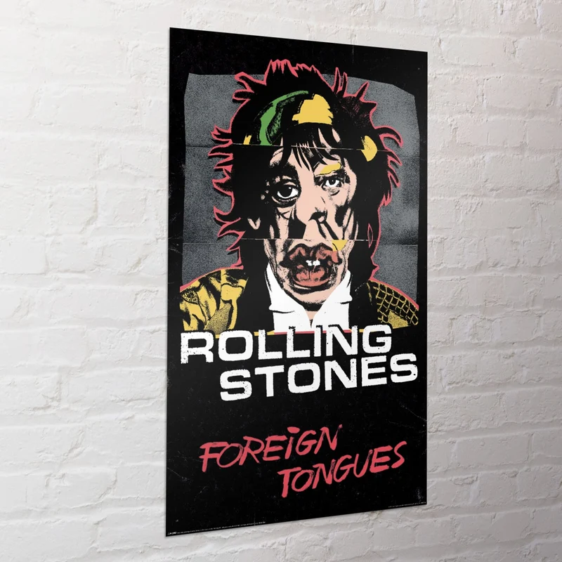 Poster Rolling Stones - Foreign Tongues Album 61x91,5cm
