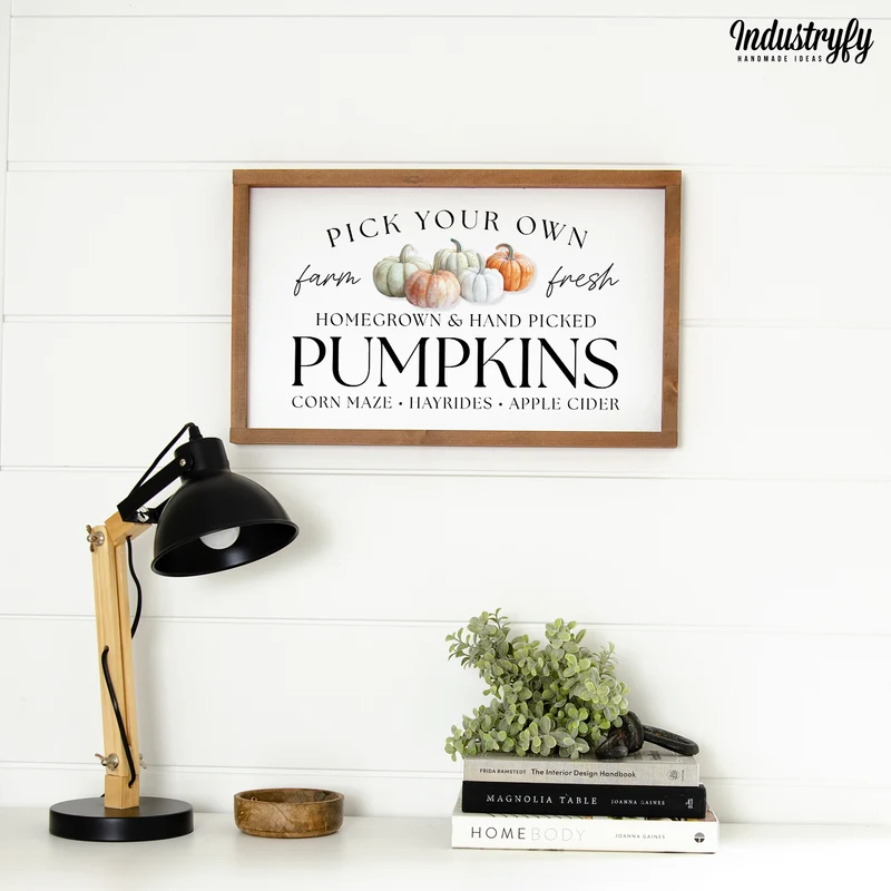 Landhaus Schild | Handpicked Pumpkins