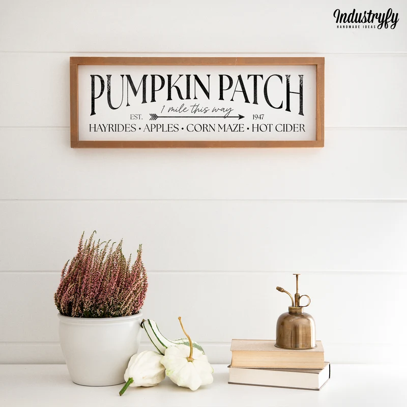 Landhaus Schild | Pumpkin Patch No4
