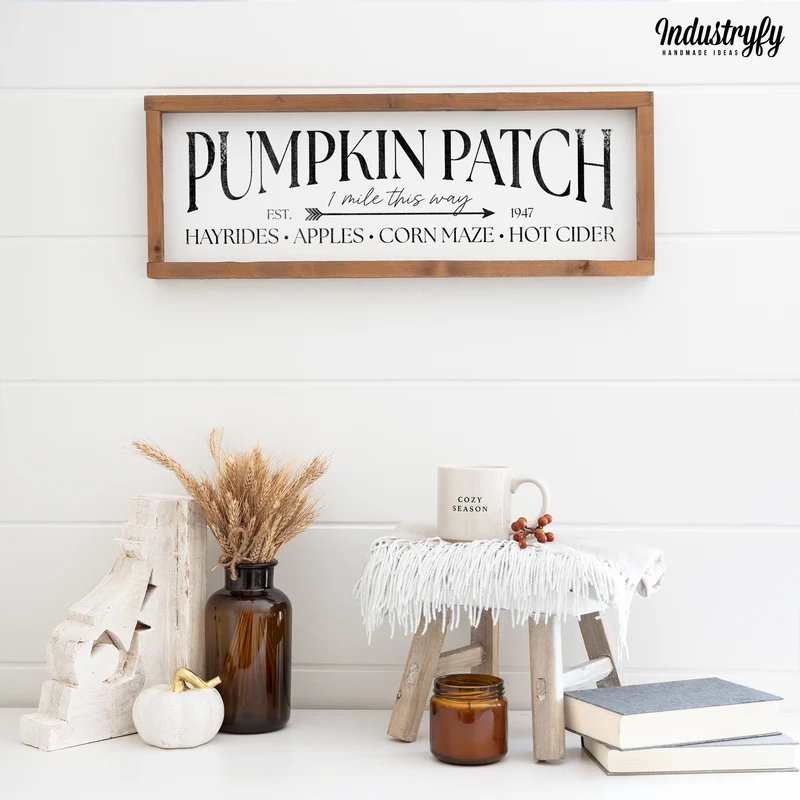 Landhaus Schild | Pumpkin Patch No4