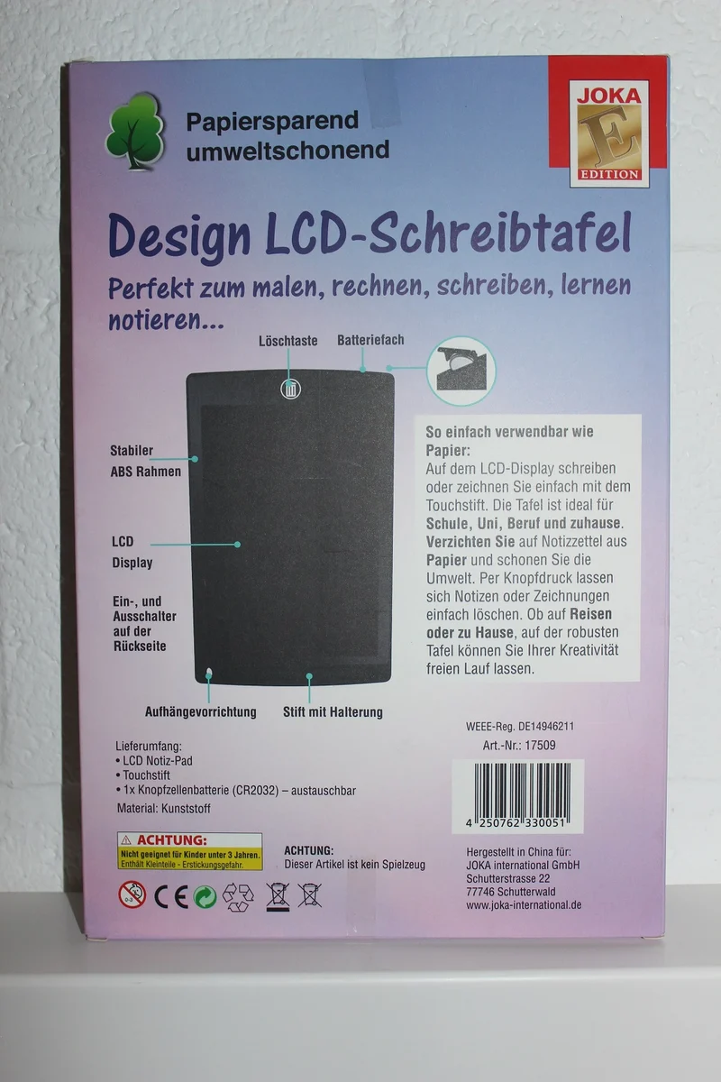 LCD Schreibtafel, 12", LCD Pad, Kinder Tablet
