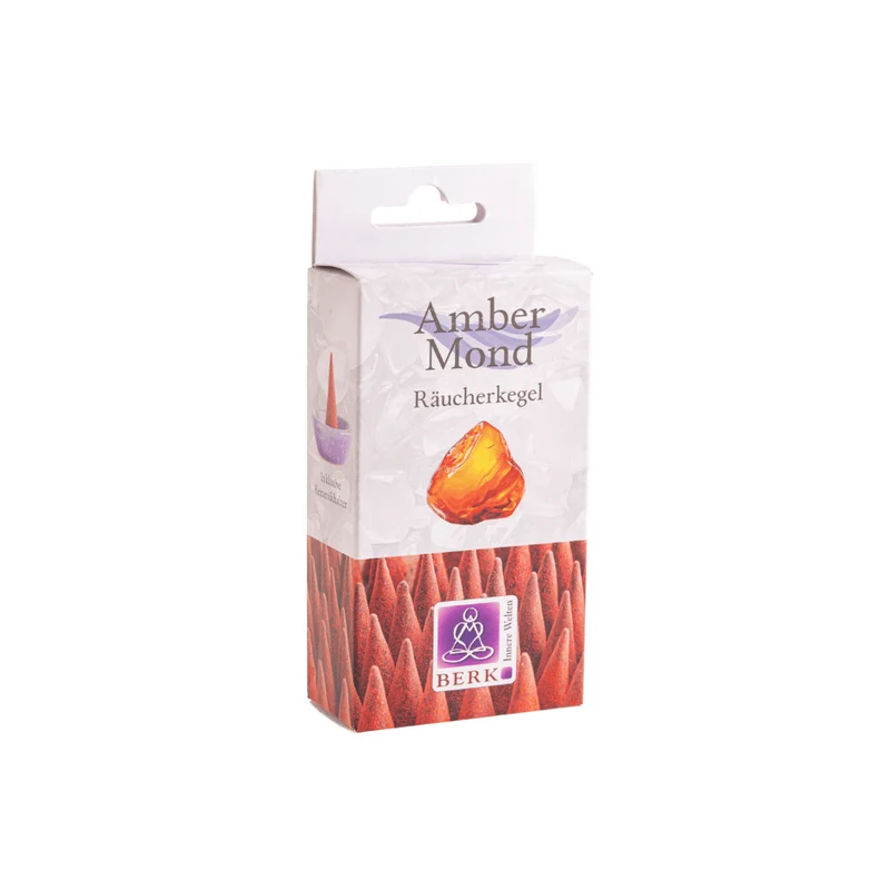 Räucherkegel - Amber Mond – 100% natürlich