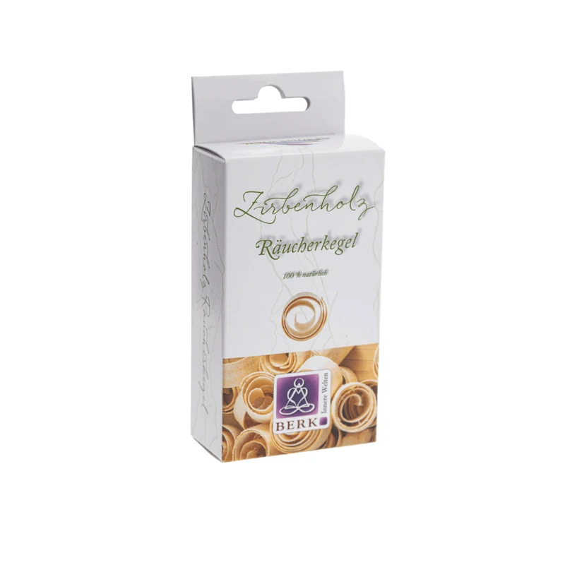 Räucherkegel - Zirbenholz – 100% natürlich