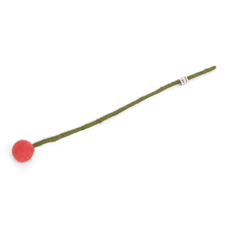 Filzblume Dekoration Rund 2 cm / 30 cm