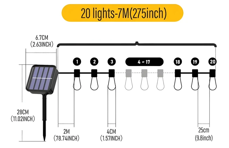 Outdoor Lampe Nordic Kedja