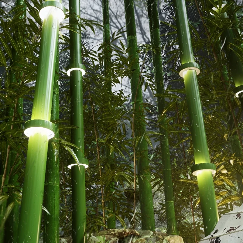Outdoor Lampe Modern Bamboo