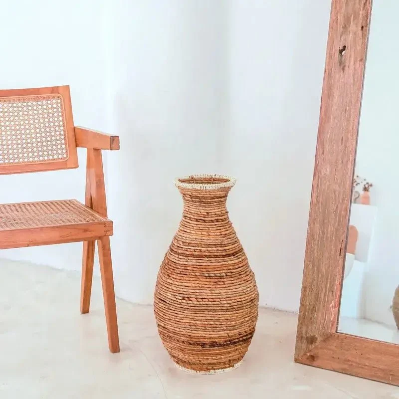 Geflochtene Bodenvase Tumbak
