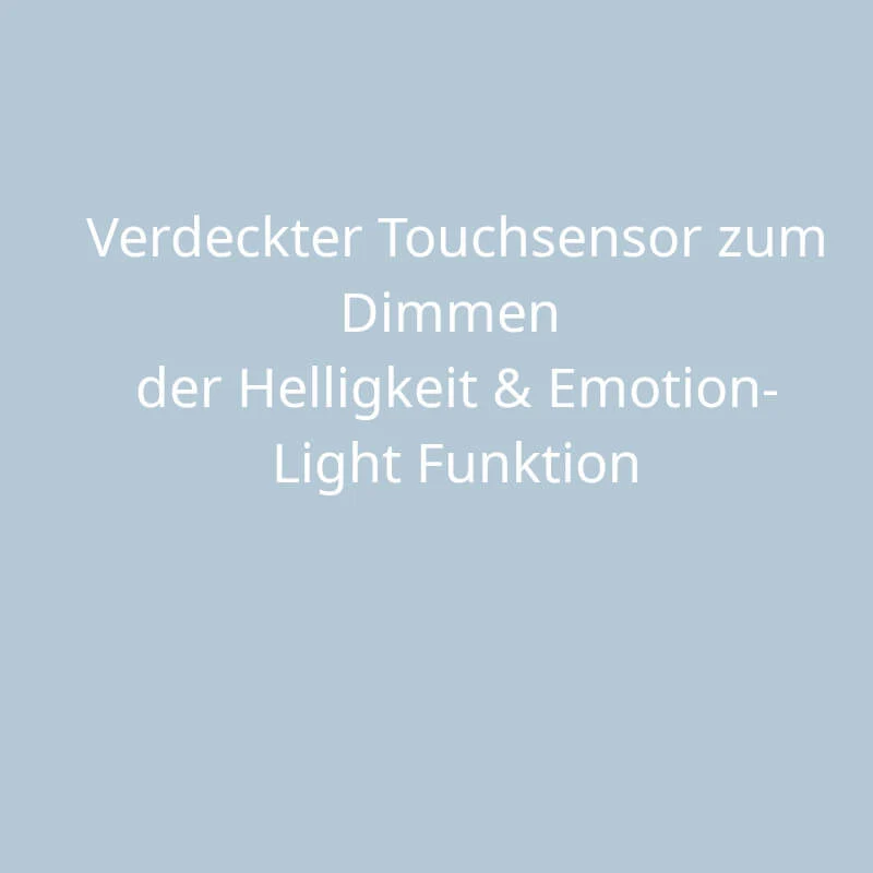 Verdeckter Touchsensor | Dimmen Helligkeit & Emotion-Light