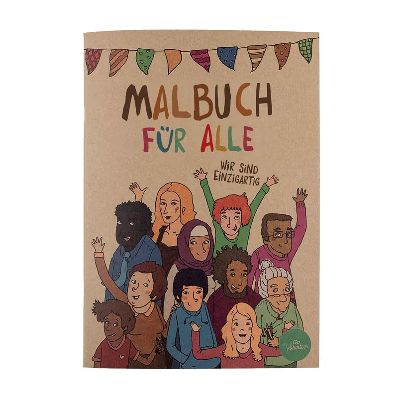 Malbuch für Alle DIN A4 30 Seiten