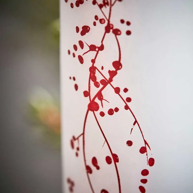 Adventskalenderkerze Days Weihnachtsdeko Rot