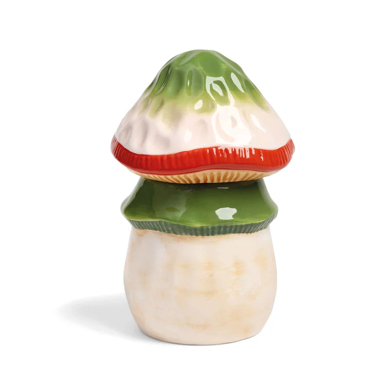 Pilz Aufbewahrungsdose Dolomit Grün 19,5 cm