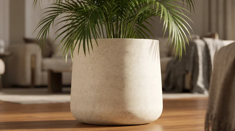 Pflanztopf Kiesel beige | 44X37