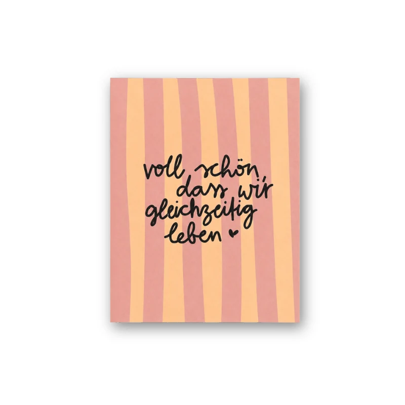 Postkarte - Gleichzeitig Leben