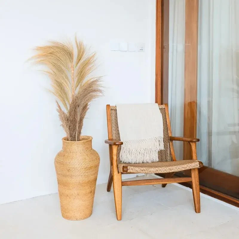 Bodenvase aus Rattan Kidung