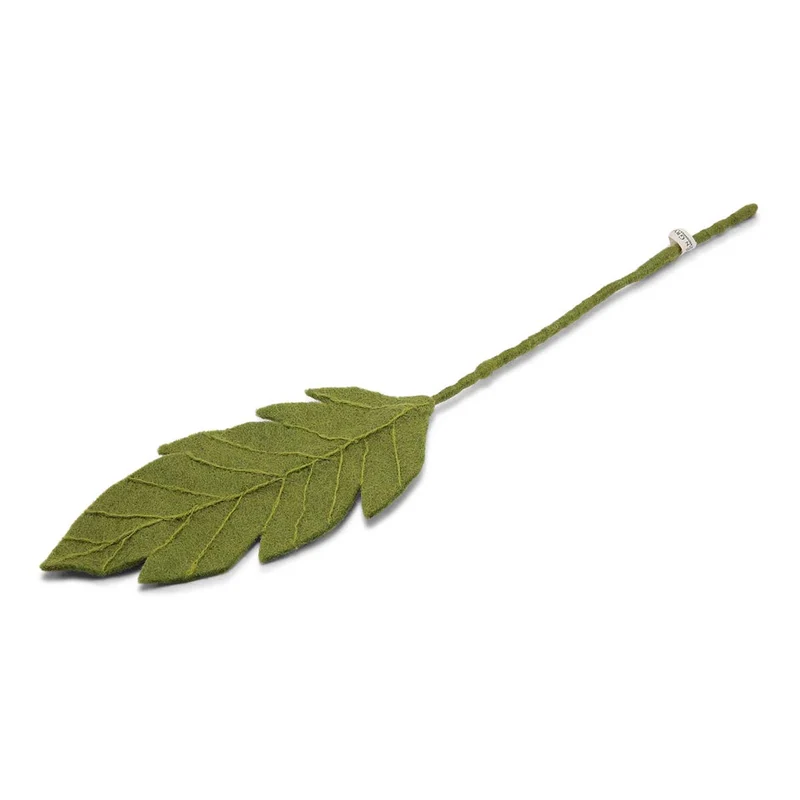 Großes Blatt Filz Grün 45 cm