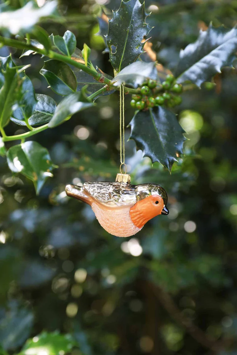 Waldtier Baumschmuck Glas