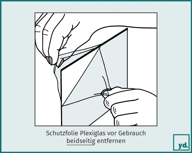 Bilderrahmen 20x40 cm - Rot - MDF - Bologna