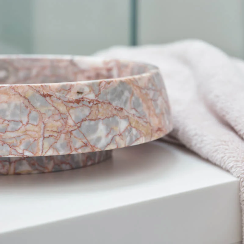 Dekoschale creme-beige Marmor Orion