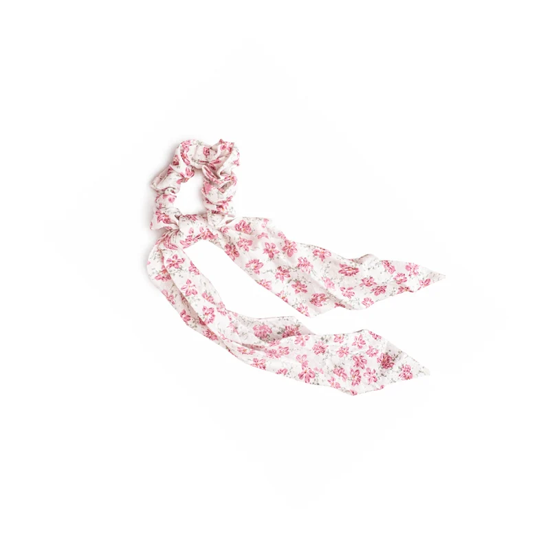 Scrunchie - Blumen mit Band