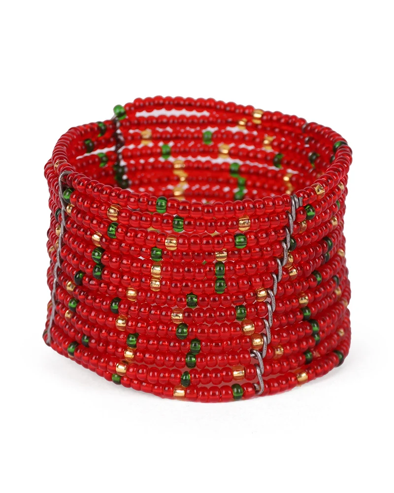 MEZA: Handwoven Beaded Napkin Ring