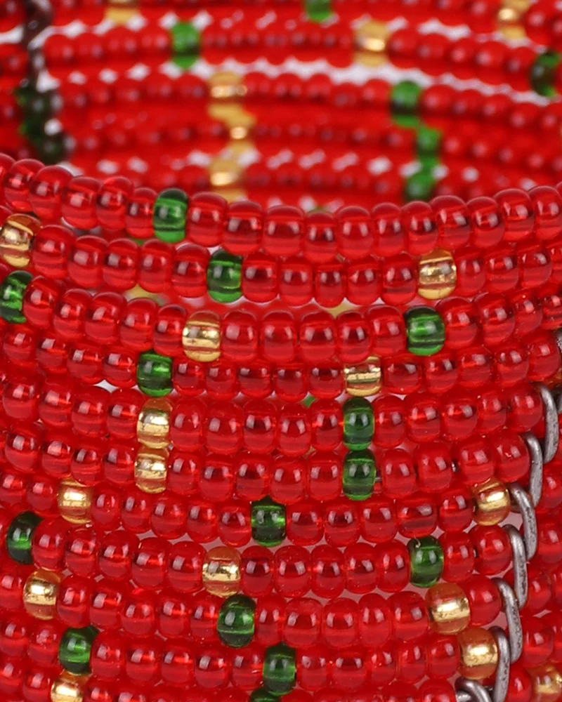 MEZA: Handwoven Beaded Napkin Ring
